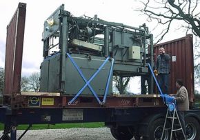 Out-of-gauge machinery shipment to New Zealand.